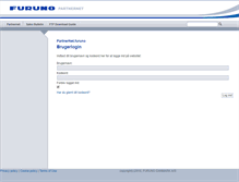 Tablet Screenshot of partnernet.furuno.dk
